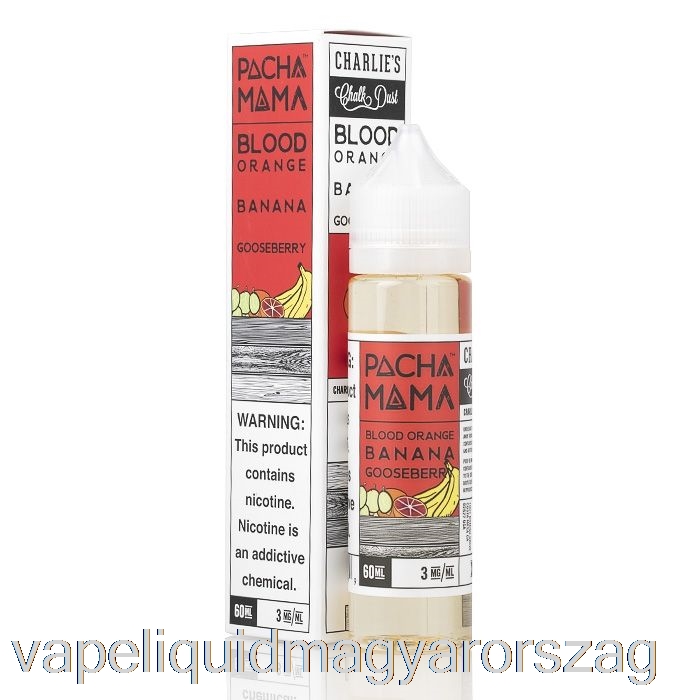 Vérnarancs Banán Egres - Pachamama - 60ml 6mg Vape Folyadék